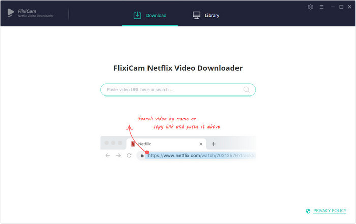 FlixiCam Main Interface
