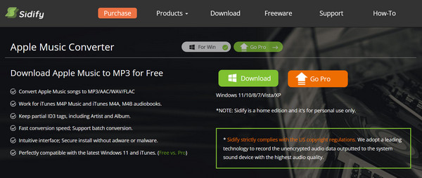 Sidify Apple Music Converter Free