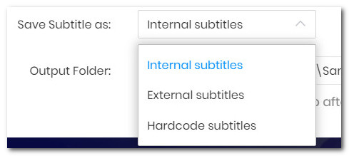 three subtitle modes